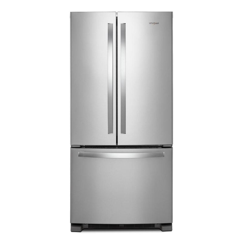 Whirlpool - 32.6 Inch 22.1 cu. ft French Door Refrigerator in Stainless - WRF532SMHZ