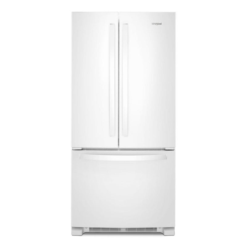 Whirlpool - 32.6 Inch 22.1 cu. ft French Door Refrigerator in White - WRF532SNHW