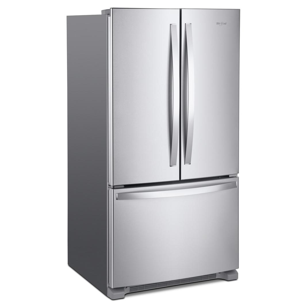 Whirlpool - 35.63 Inch 20 cu. ft French Door Refrigerator in  Stainless - WRF540CWHZ