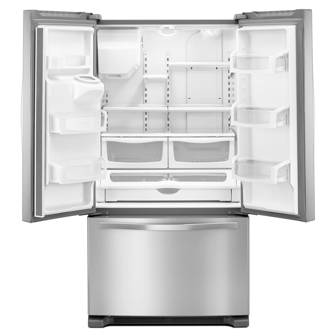 Whirlpool - 35.63 Inch 24.7 cu. ft French Door Refrigerator in  Stainless - WRF555SDFZ