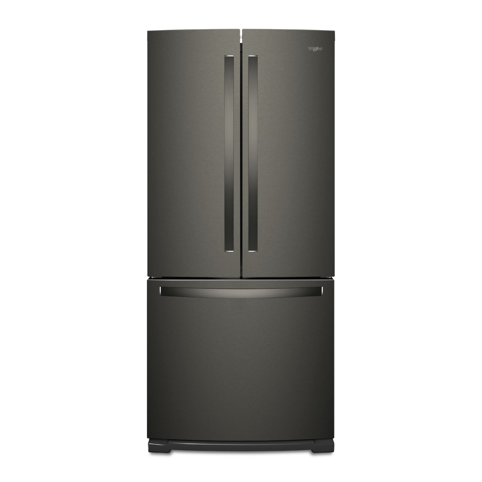 Whirlpool - 34.63 Inch 19.68 cu. ft French Door Refrigerator in Black Stainless - WRF560SFHV