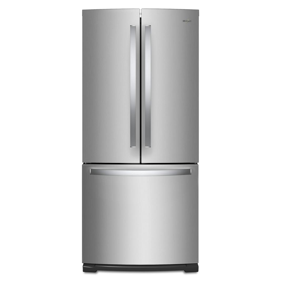 Whirlpool - 29.5 Inch 19.7 cu. ft French Doors Refrigerator in Stainless - WRF560SMHZ