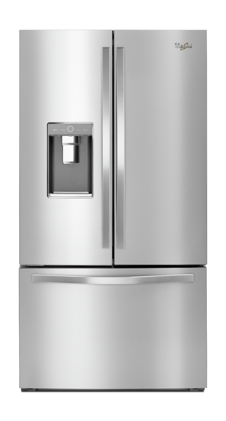 Whirlpool - 36 Inch 31.53 cu. ft French Door Refrigerator in Stainless - WRF993FIFM