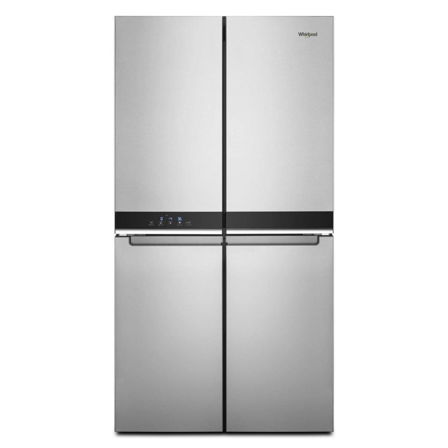 Whirlpool - 35.8 Inch 19.4 cu. ft 4 Door Refrigerator in Stainless - WRQA59CNKZ