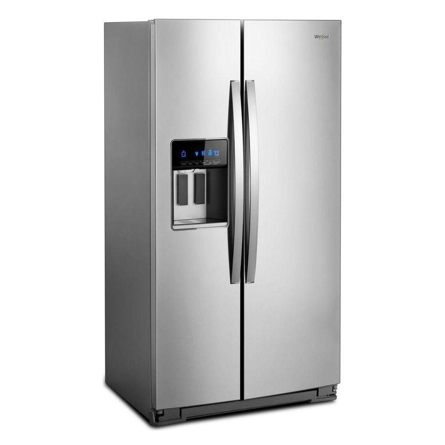 Whirlpool - 36 Inch 20.6 cu. ft Side by Side Refrigerator in Stainless - WRS571CIHZ