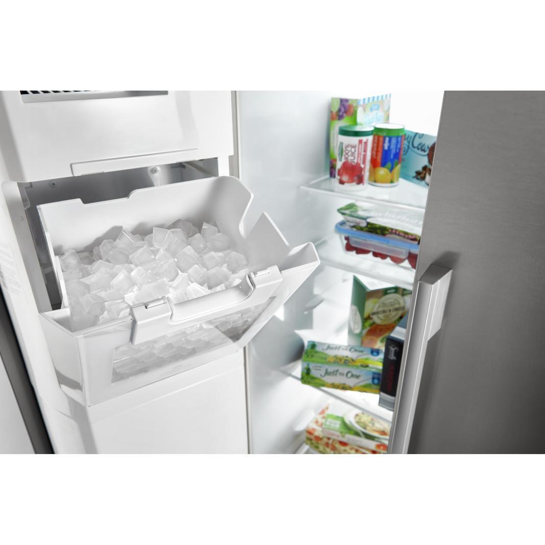 Whirlpool - 36 Inch 20.6 cu. ft Side by Side Refrigerator in Stainless - WRSA71CIHZ