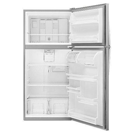 Whirlpool - 29.75 Inch 18.25 cu. ft Top Mount Refrigerator in Stainless - WRT148FZDM