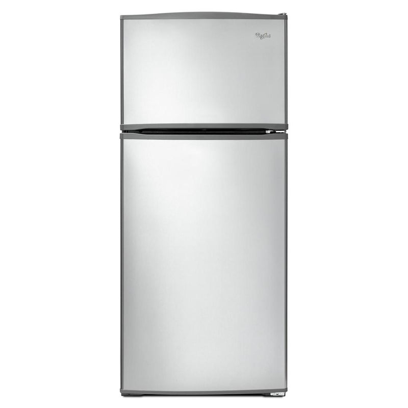 Whirlpool - 28.1 Inch 16 cu. ft Top Mount Refrigerator in Stainless - WRT316SFDM