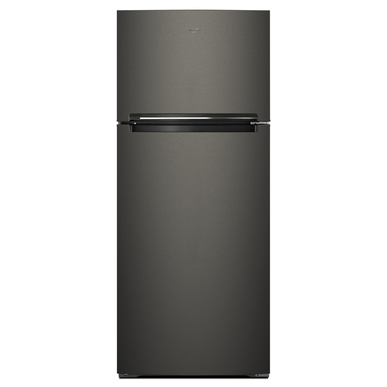 Whirlpool - 28 Inch 17.61 cu. ft Top Mount Refrigerator in Black Stainless - WRT518SZKV