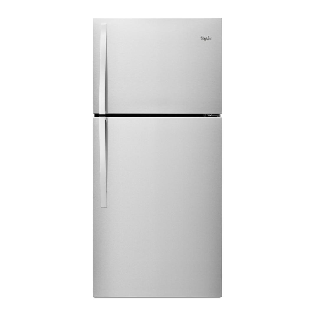 Whirlpool - 29.8 Inch 19.2 cu. ft Top Mount Refrigerator in Stainless - WRT549SZDM