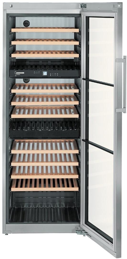 Liebherr - 27.5625 Inch 17.7 cu. ft Wine Fridge Refrigerator in Stainless - WS17800