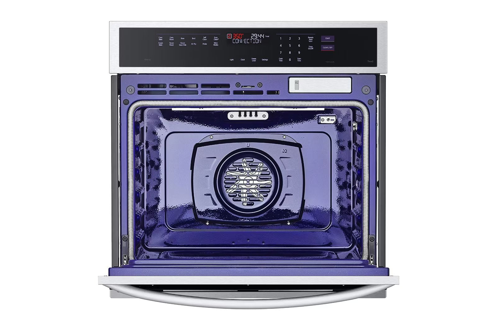 LG - 4.7 cu. ft Single Wall Oven in Stainless - WSEP4727F