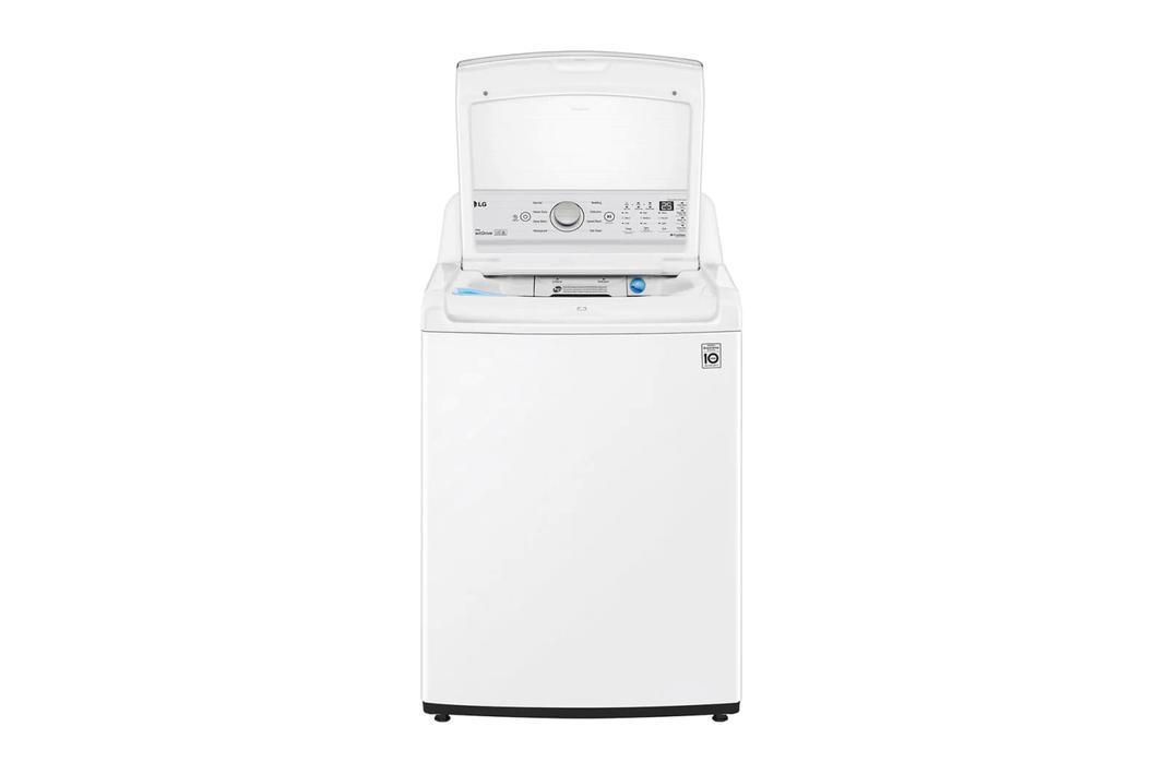 LG - 5.8 cu. Ft  Top Load Washer in White - WT7150CW
