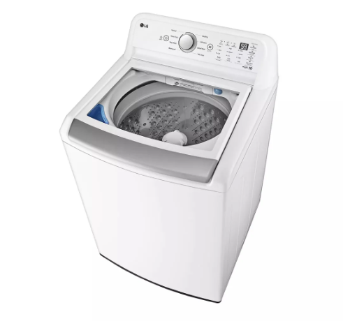 LG - 4.8 cu. Ft  Top Load Washer in White - WT7155CW
