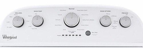 Whirlpool - 5 cu. Ft  Top Load Washer in White - WTW5000DW