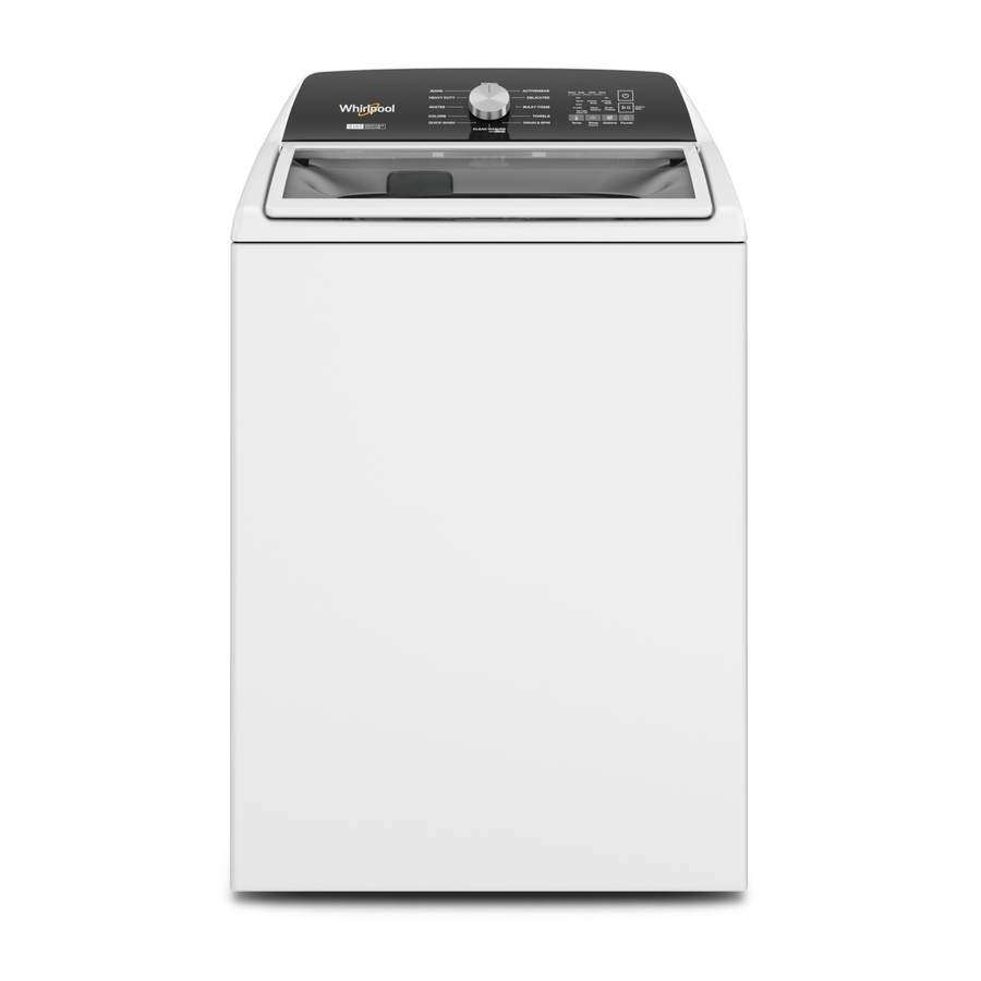 Whirlpool 5.4 cu. Ft Top Load Washer in White WTW5057LW