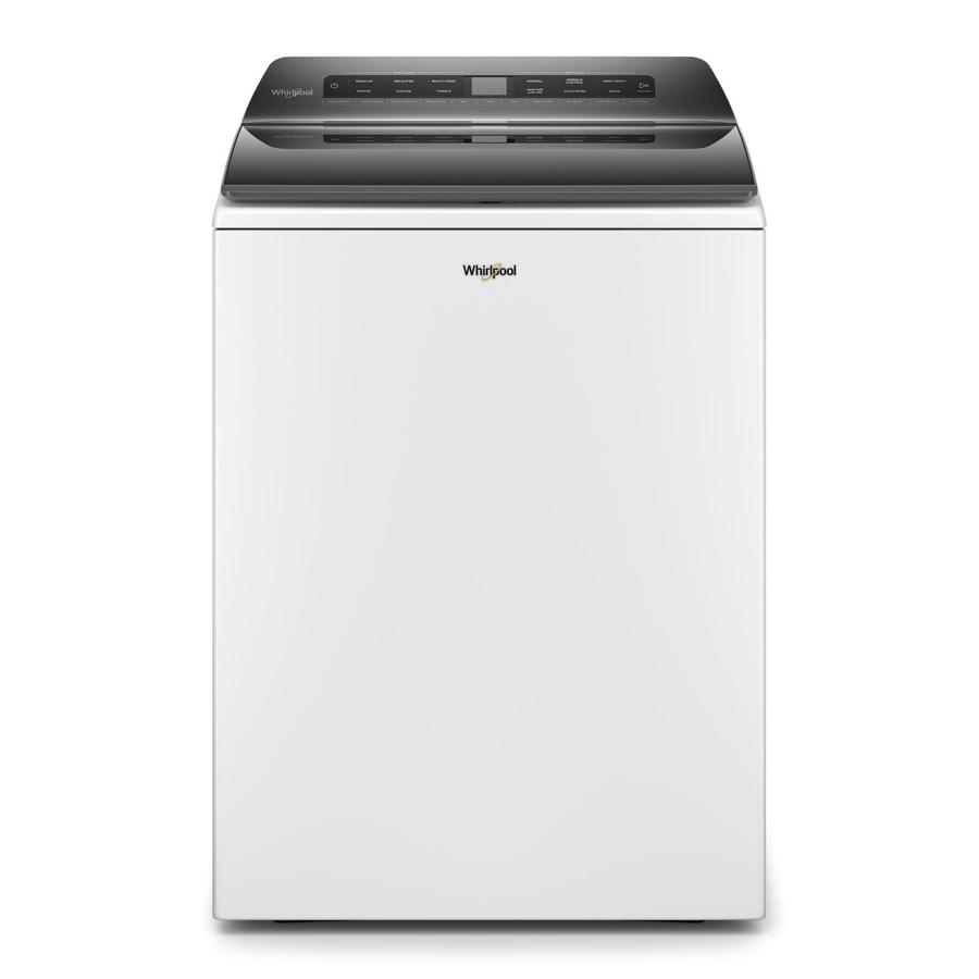 Whirlpool - 5.4 cu. Ft  Top Load Washer in White - WTW5105HW