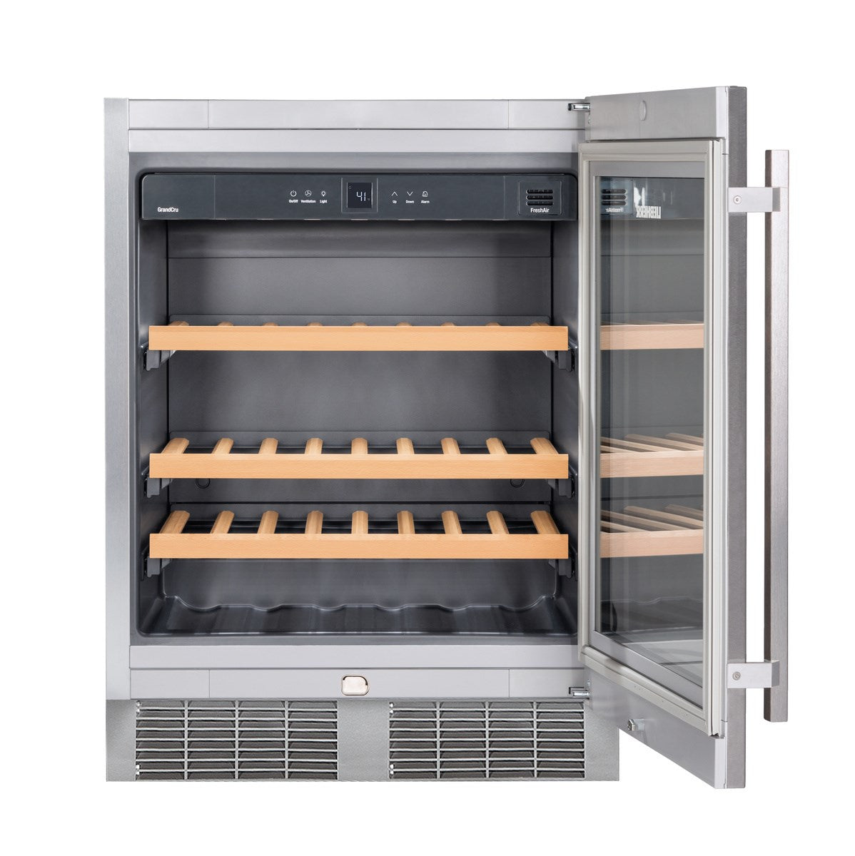 Liebherr - 23.5625 Inch 3.9 cu. ft Built In / Integrated Wine Fridge Refrigerator in Stainless - WU4500