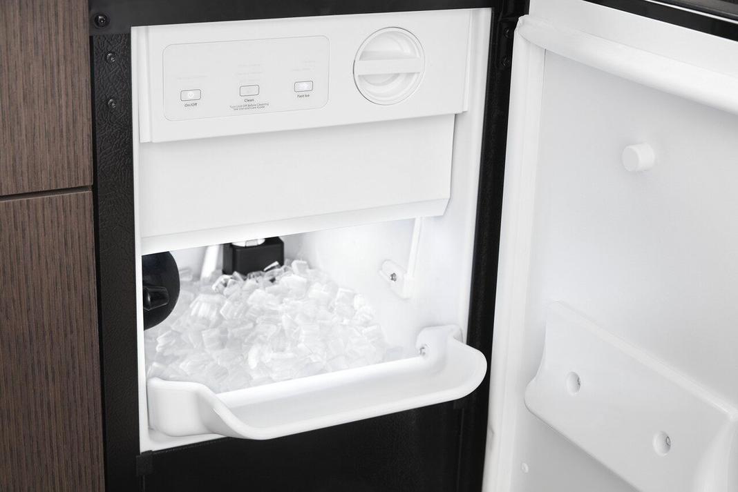 Whirlpool - 14.875 Inch 15 cu. ft Ice Maker Refrigerator in Black - WUI75X15HB