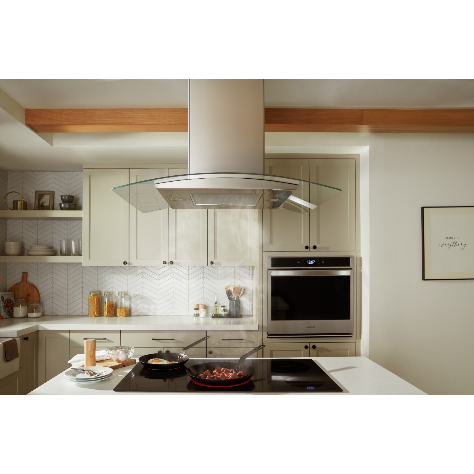 Whirlpool - 30 Inch 400 CFM Island Range Vent in Stainless - WVI51UC0L Whirlpool - 30 Inch 400 CFM Island Range Vent in Stainless - WVI51UC0L