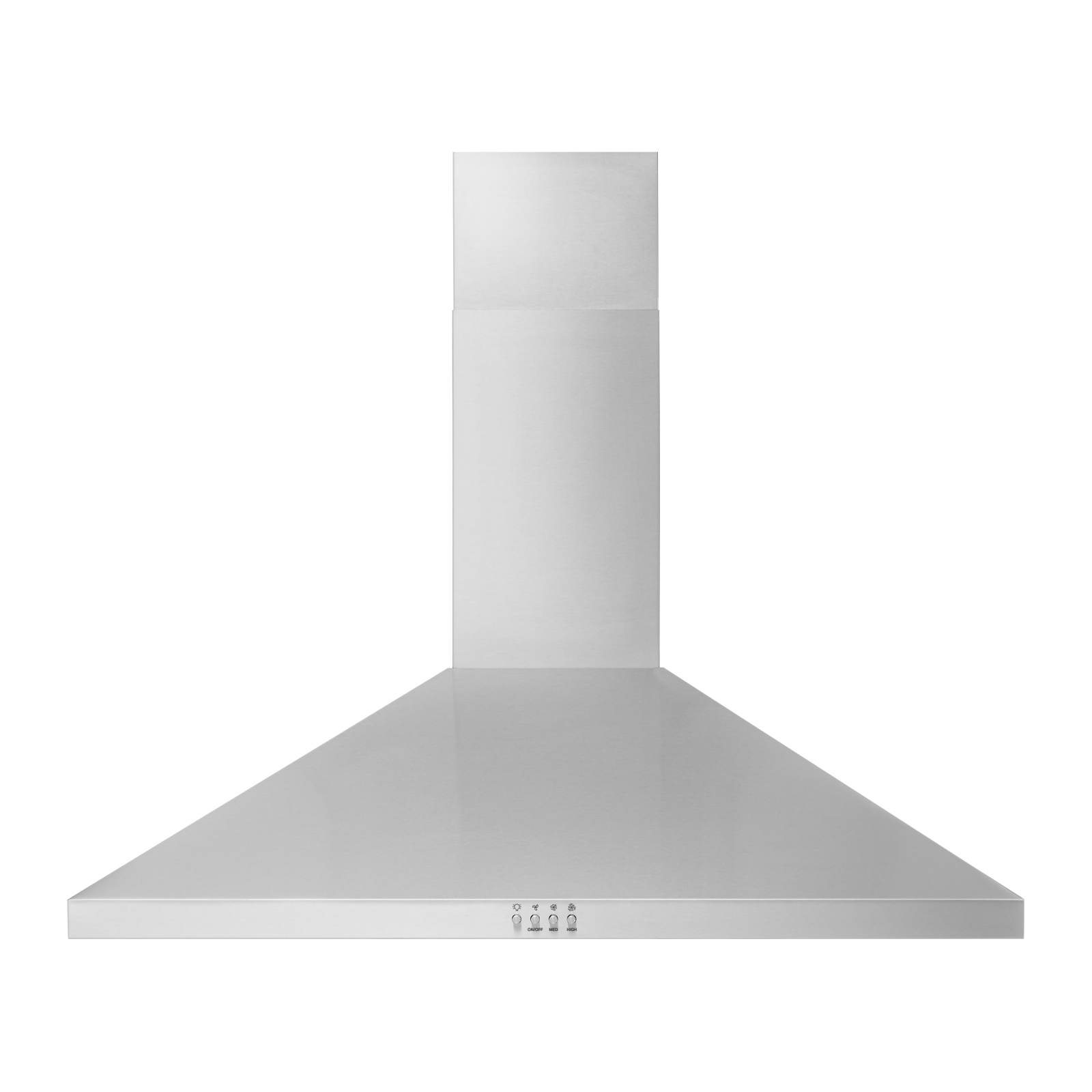 Whirlpool - 36 Inch 400 CFM Wall Mount and Chimney Range Vent in Stainless - WVW53UC6LS