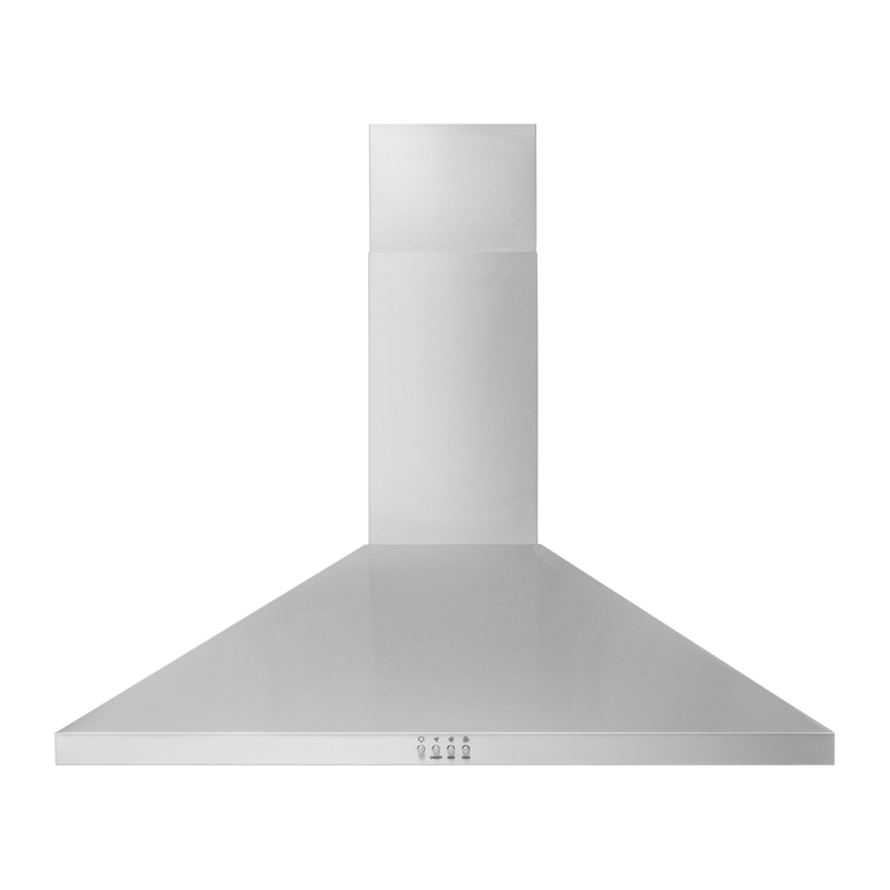 Whirlpool - 36 Inch 300 CFM Wall Mount and Chimney Range Vent in Stainless - WVW73UC6LS