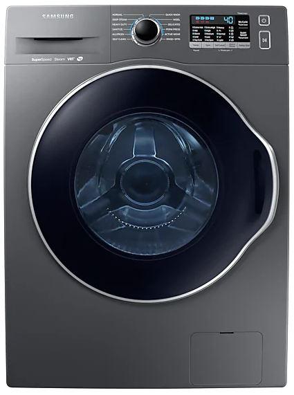 Samsung - 2.6 cu. Ft  Front Load Washer in Grey - WW22K6800AX