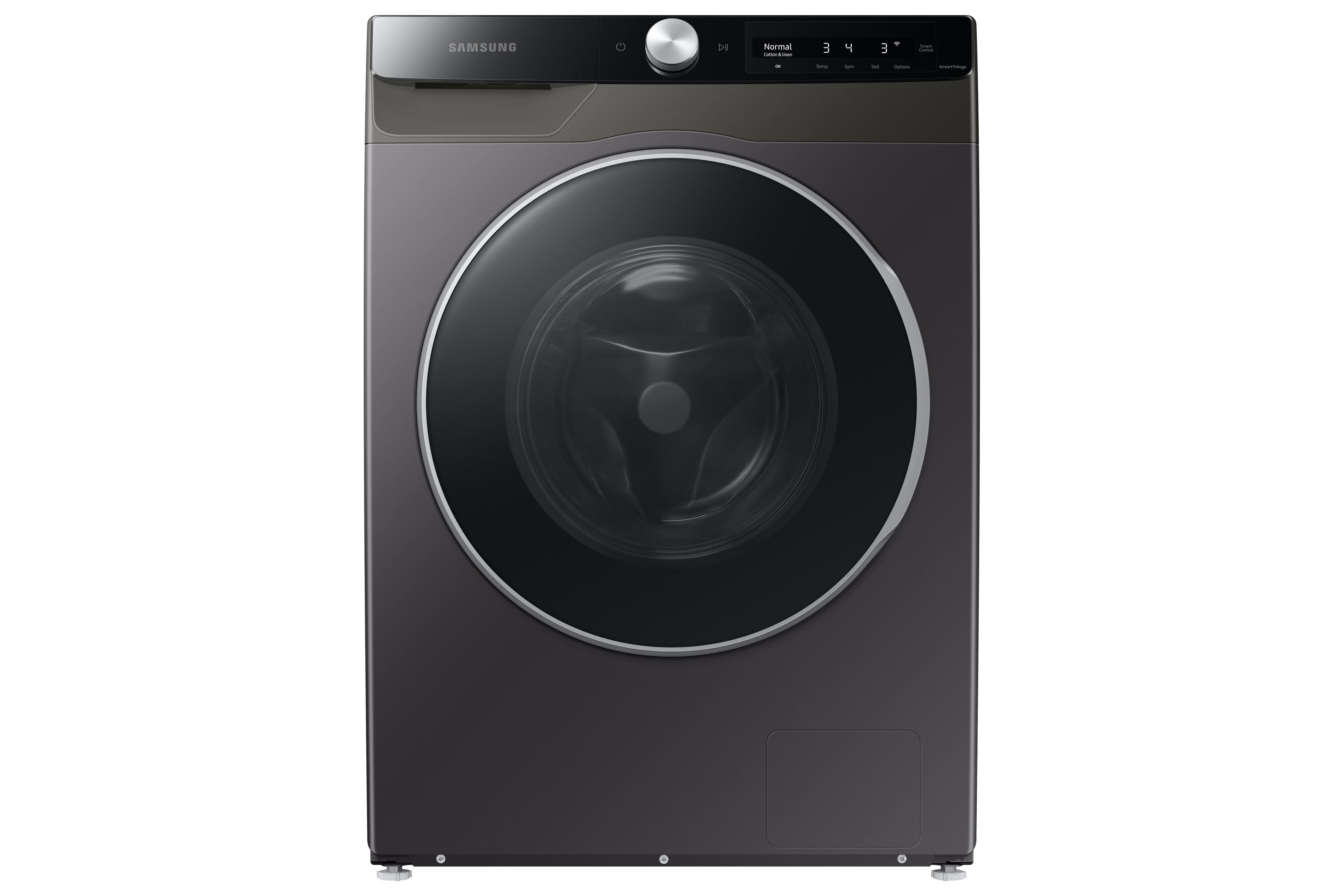 Samsung - 2.9 cu. Ft  Front Load Washer in Grey - WW25B6900AX