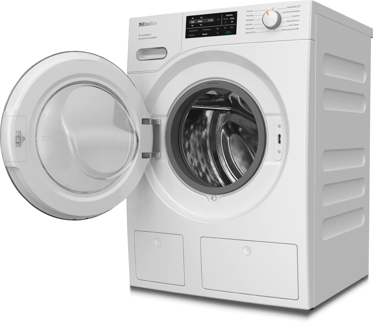 Miele - 2.3 cu. Ft  Front Load Washer in White - WXI860