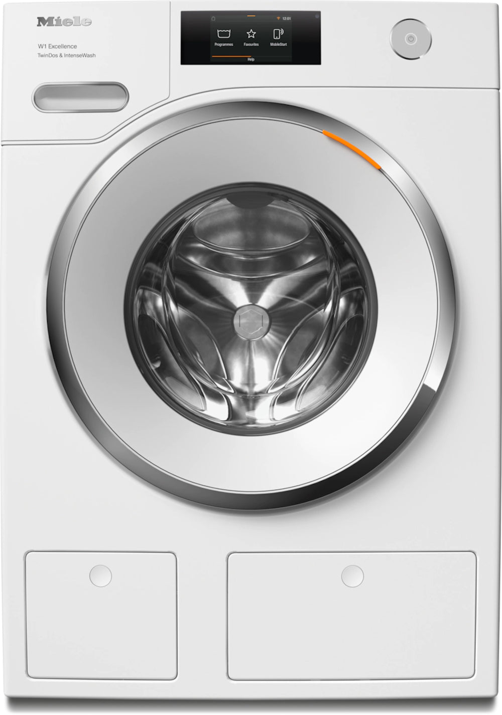 Miele - 2.3 cu. Ft  Front Load Washer in White - WXR860