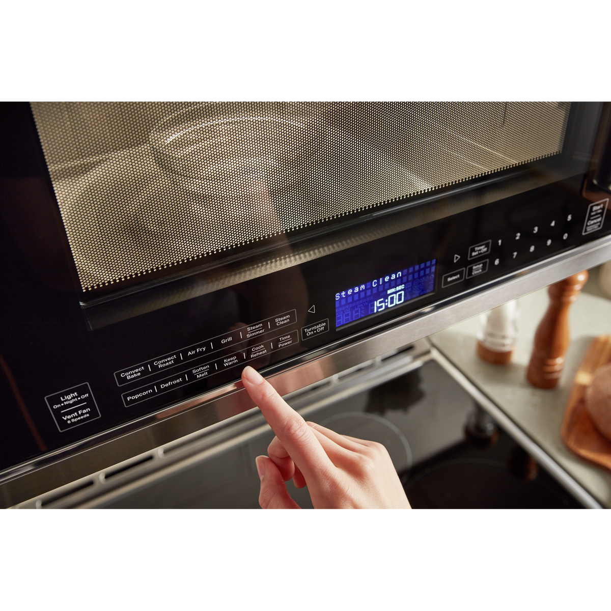 KitchenAid 1.9 cu. Ft Over the range Microwave in Stainless YKMHC3