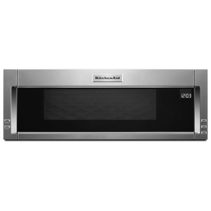 KitchenAid - 1.1 cu. Ft  Over the range Microwave in Stainless - YKMLS311HSS