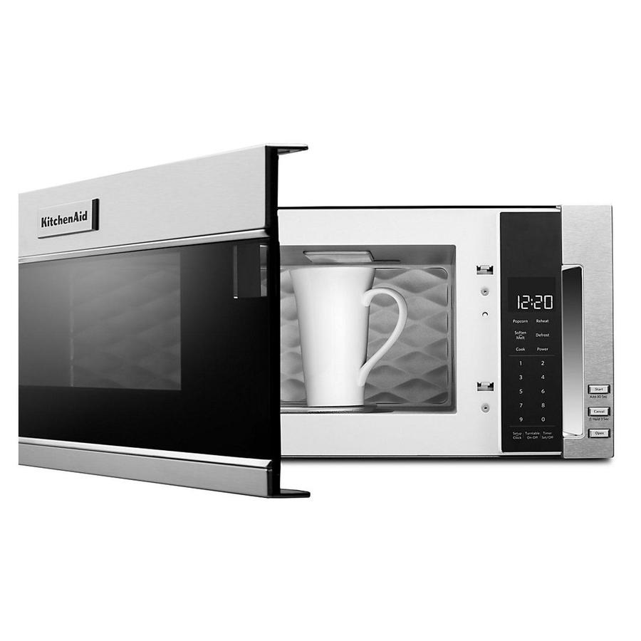 KitchenAid - 1.1 cu. Ft  Over the range Microwave in Stainless - YKMLS311HSS
