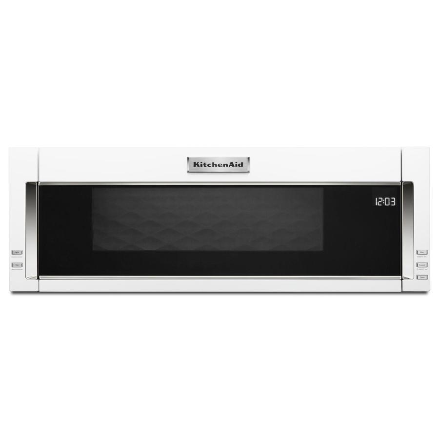 KitchenAid - 1.1 cu. Ft  Over the range Microwave in White - YKMLS311HWH