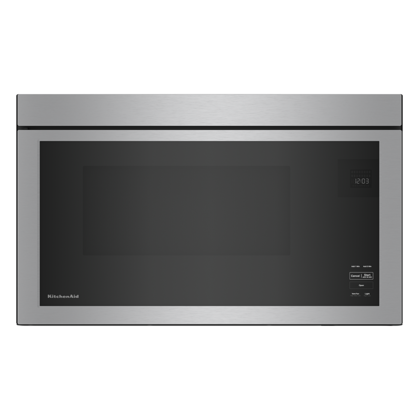 KitchenAid - 1.1 cu. Ft  Over the range Microwave in Stainless - YKMMF330PPS