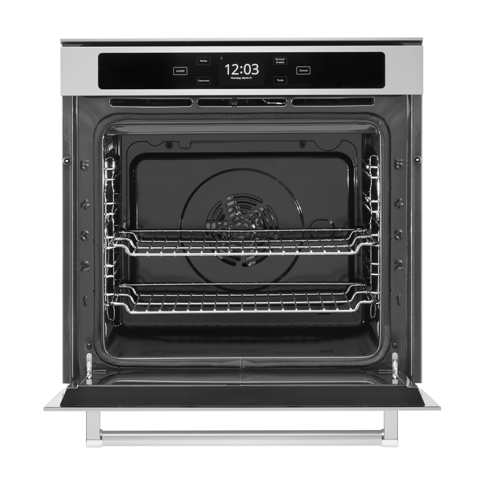 KitchenAid - 2.9 cu. ft Single Wall Oven in Stainless - YKOSC504PPS