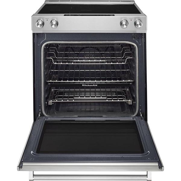 KitchenAid - 7.1 cu. ft Electric Range in Stainless - YKSEB900ESS