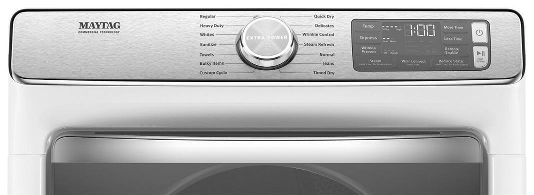 Maytag - 7.3 cu. Ft  Electric Dryer in White - YMED8630HW