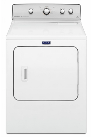 Maytag - 7.0 cu. Ft  Electric Dryer in White - YMEDC555DW