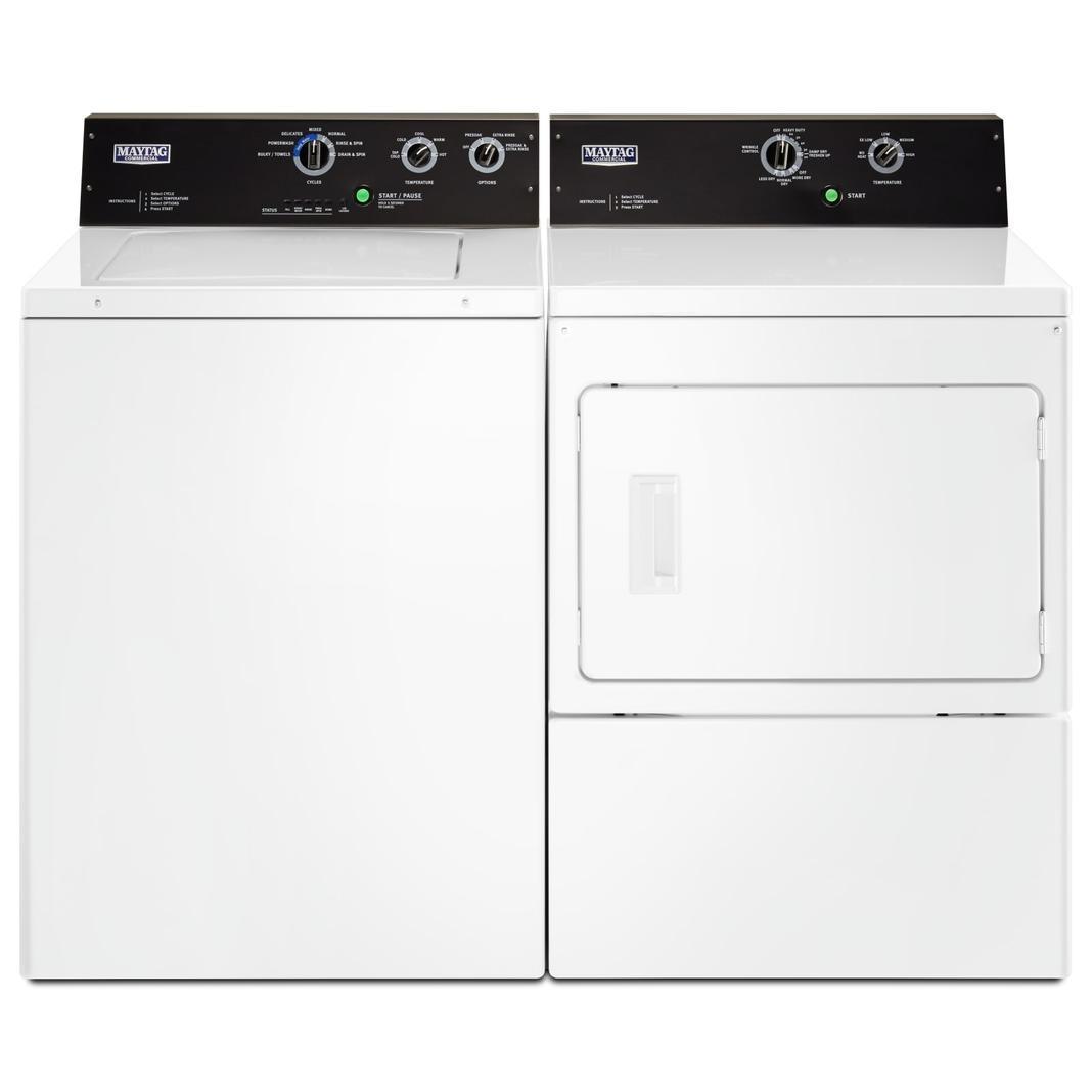 Maytag - 7.4 cu. Ft  Electric Dryer in White - YMEDP575GW