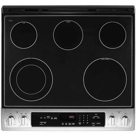 Maytag - 6.4 cu. ft Electric Range in Stainless - YMES8800FZ