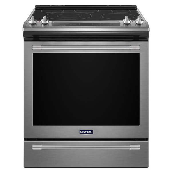 Maytag - 6.4 cu. ft Electric Range in Stainless - YMES8800FZ