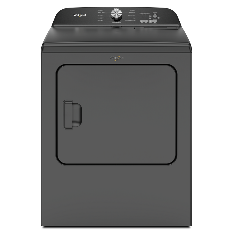Whirlpool - 7 cu. Ft  Electric Dryer in Black - YWED6150PB