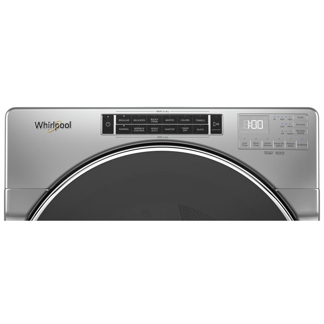 Whirlpool - 7.4 cu. Ft  Electric Dryer in Chrome Shadow - YWED8620HC