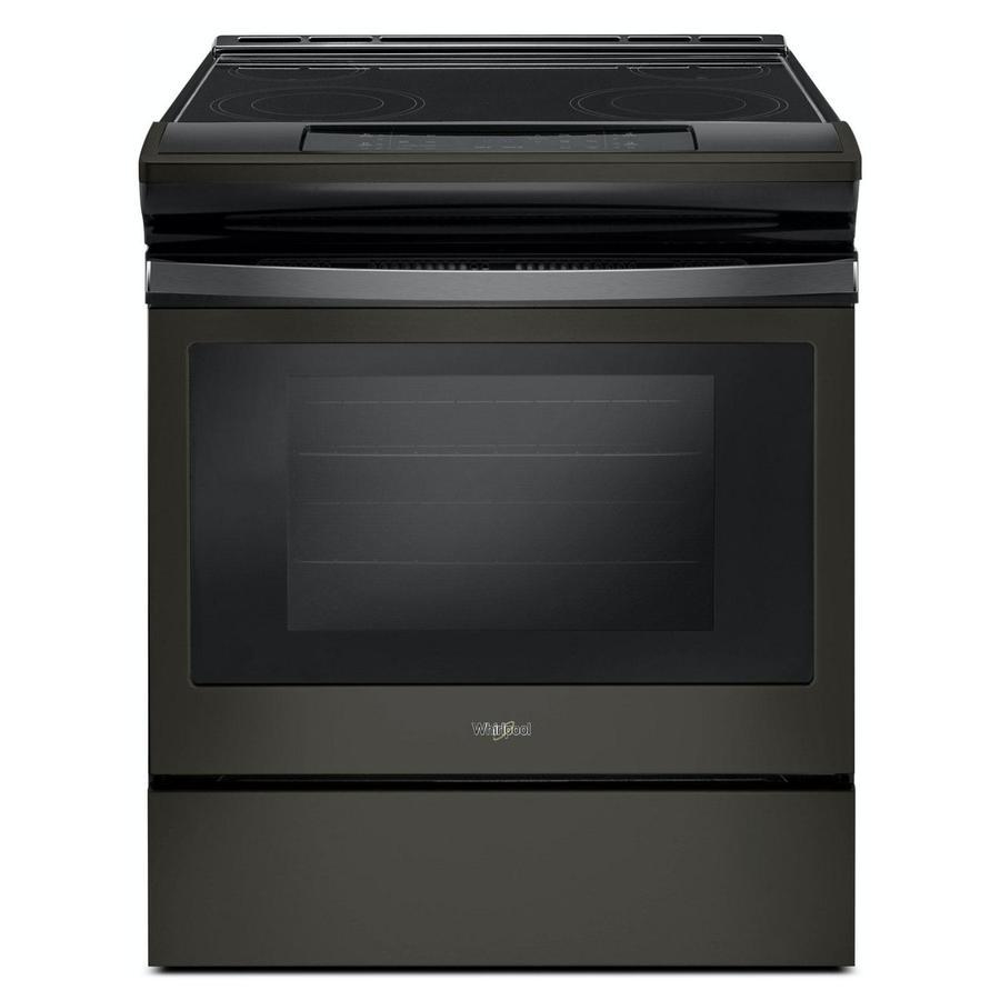 Whirlpool - 4.8 cu. ft  Electric Range in Black Stainless - YWEE510S0FV