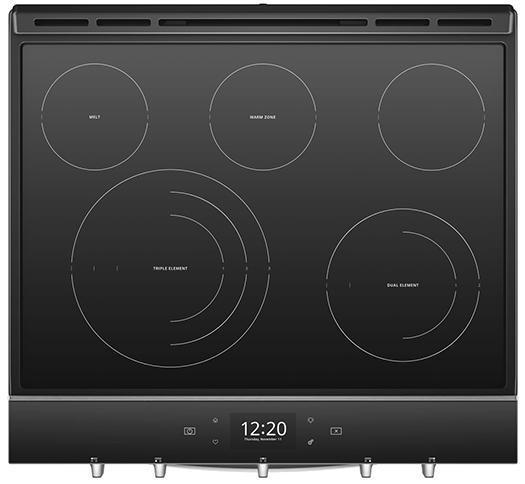 Whirlpool - 6.4 cu. ft Electric Range in Stainless - YWEE750H0HZ