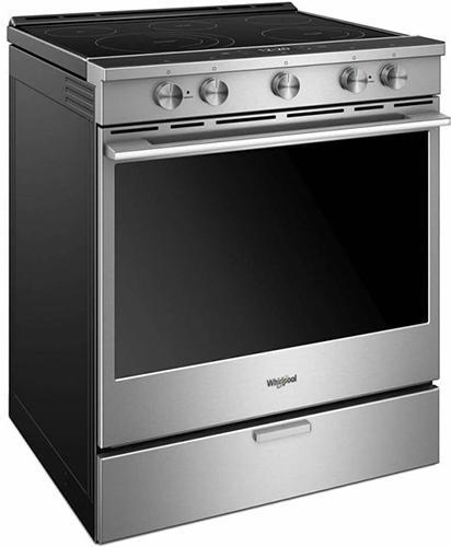 Whirlpool - 6.4 cu. ft Electric Range in Stainless - YWEEA25H0HZ