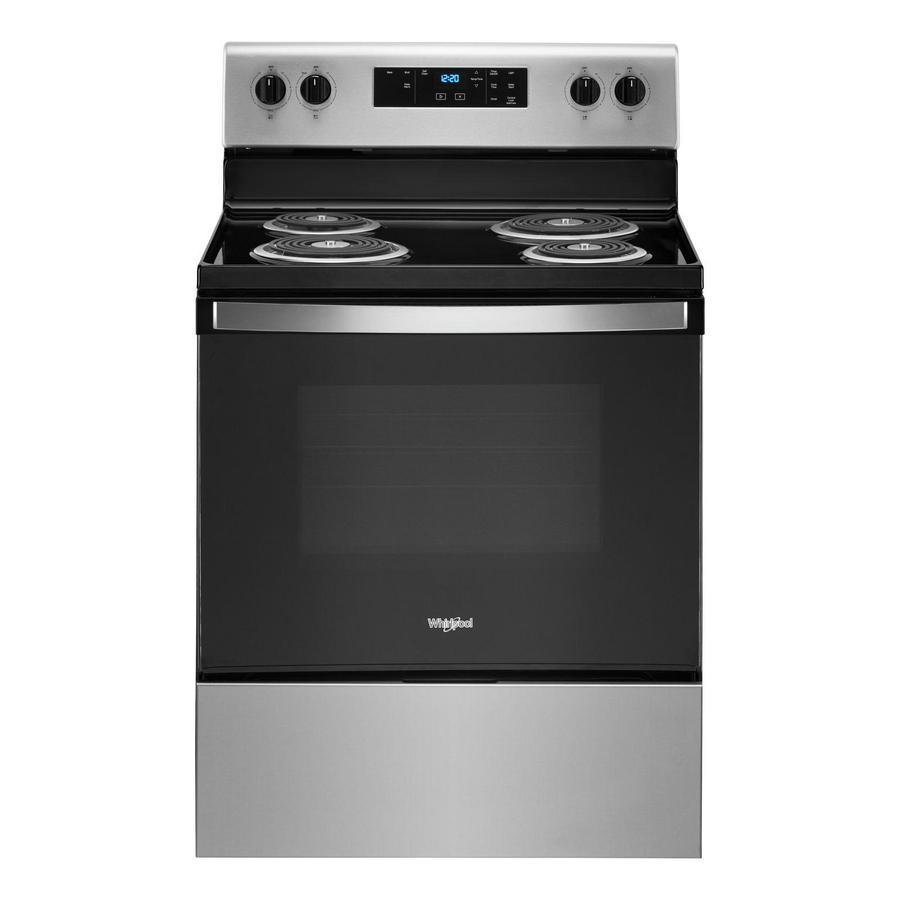 Whirlpool - 4.8 cu. ft  Electric Range in Stainless - YWFC315S0JS