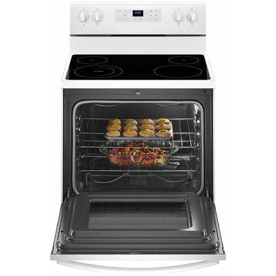 Whirlpool - 5.3 cu. ft Rear Control Electric Range in White - YWFE510S0HW