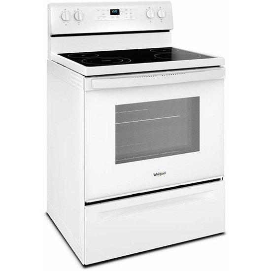 Whirlpool - 5.3 cu. ft Rear Control Electric Range in White - YWFE510S0HW